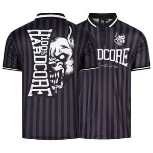 100% Hardcore 100% Hardcore Soccershirt 'Classic Striped' Black 100% Hardcore 100% Hardcore Soccershirt 'Classic Striped' Black