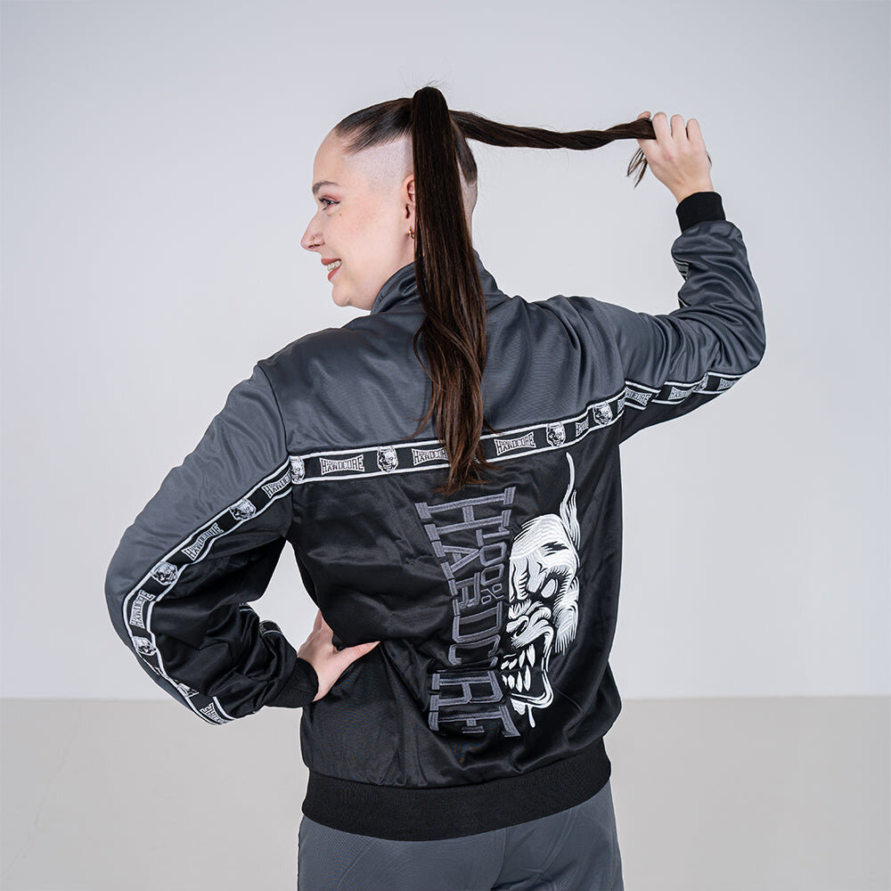 100% Hardcore 100% Hardcore Trainingsjacke 'Essential' (Grau)