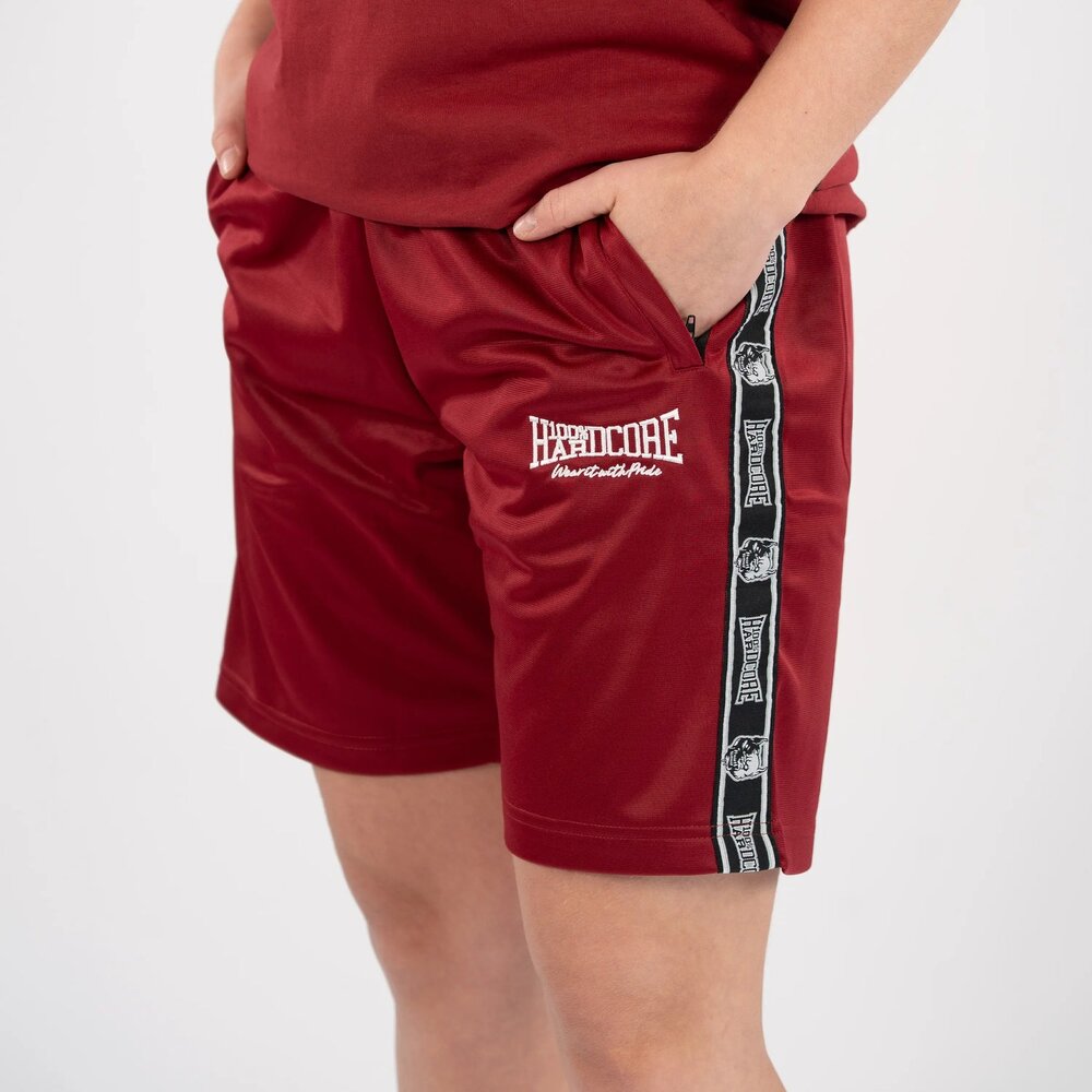 100% Hardcore 100% Hardcore Korte Broek 'Essential' (Bordeaux) 100% Hardcore 100% Hardcore Korte Broek 'Essential' (Bordeaux)