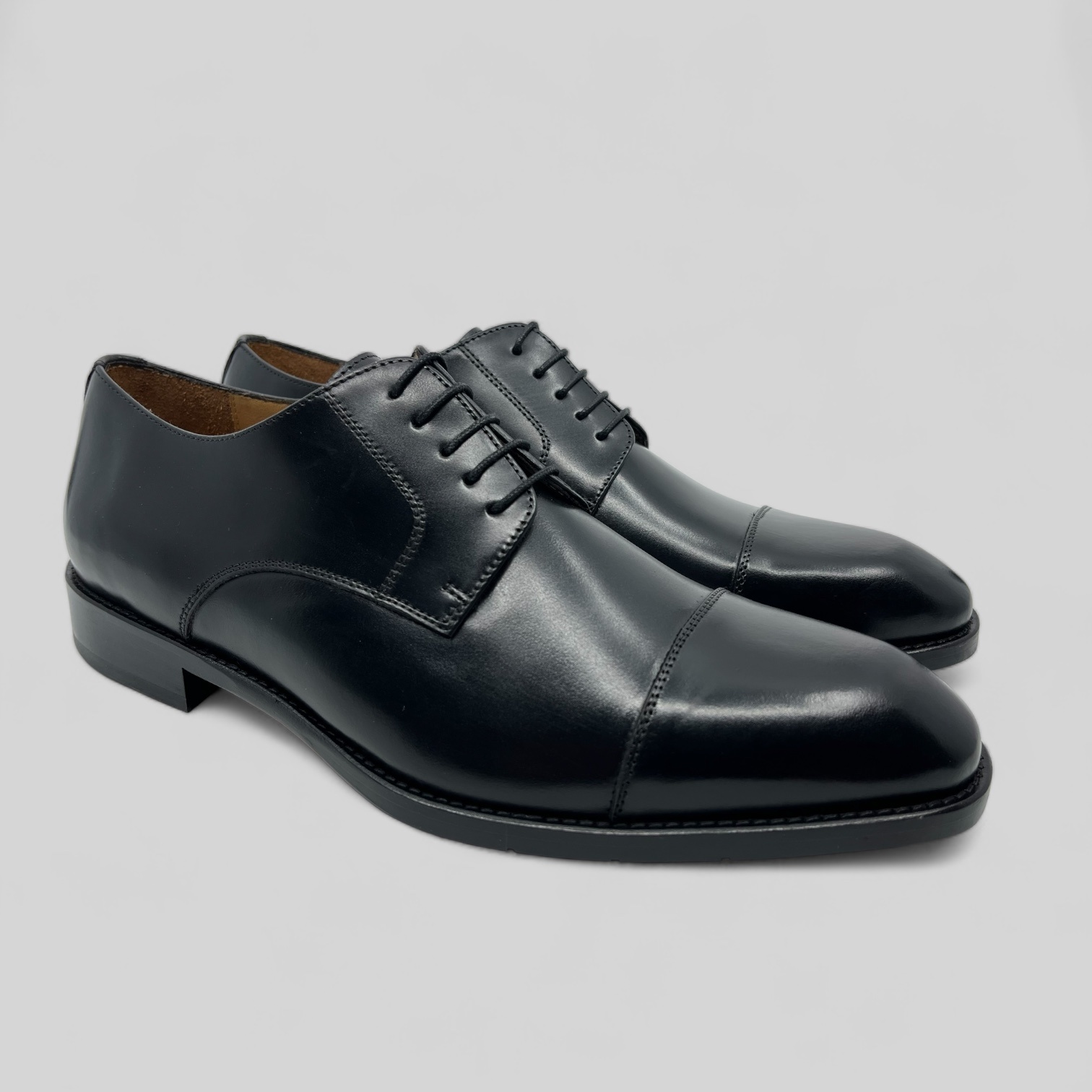 Jean — schwarz — Captoe Derby Lederschuh — Altmeyer & Sons — Schweiz ...
