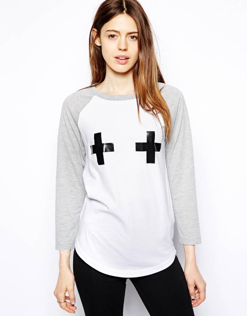 Baseball Top with cross