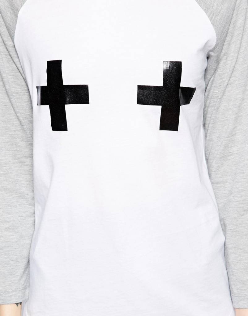 Baseball Top with cross