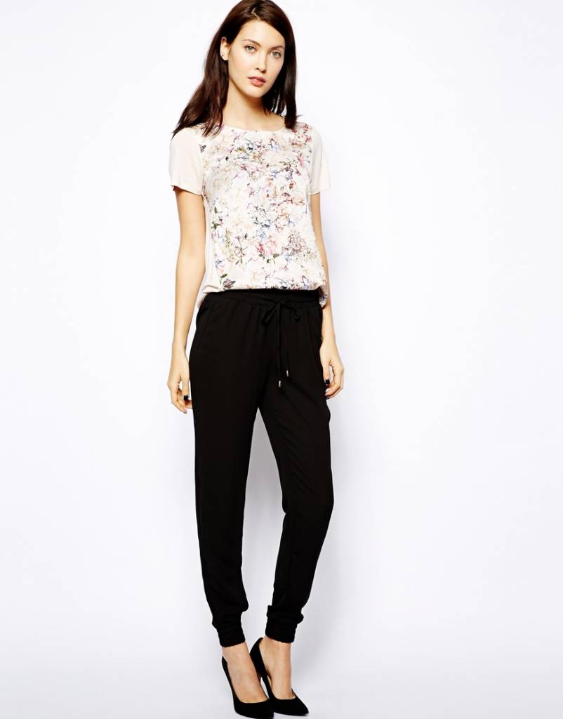 T-shirt with flower print