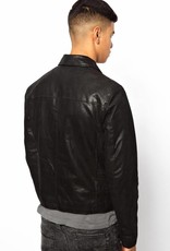 Leren biker jas