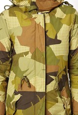 Parka met camouflage print