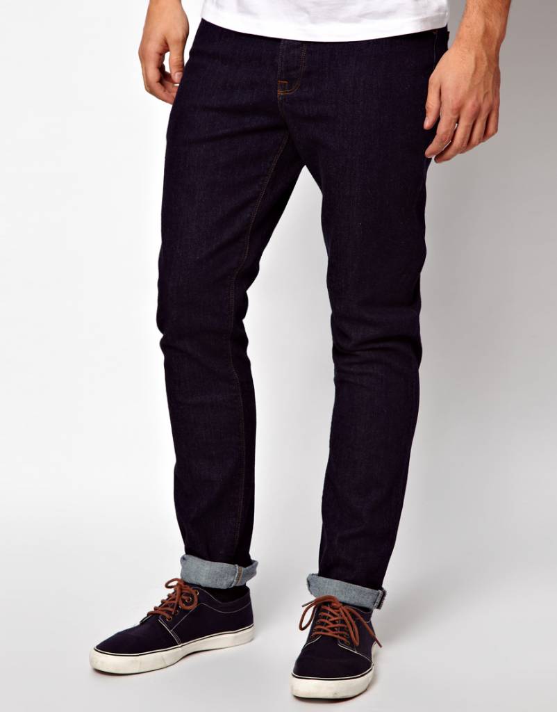 Indigo skinny jeans