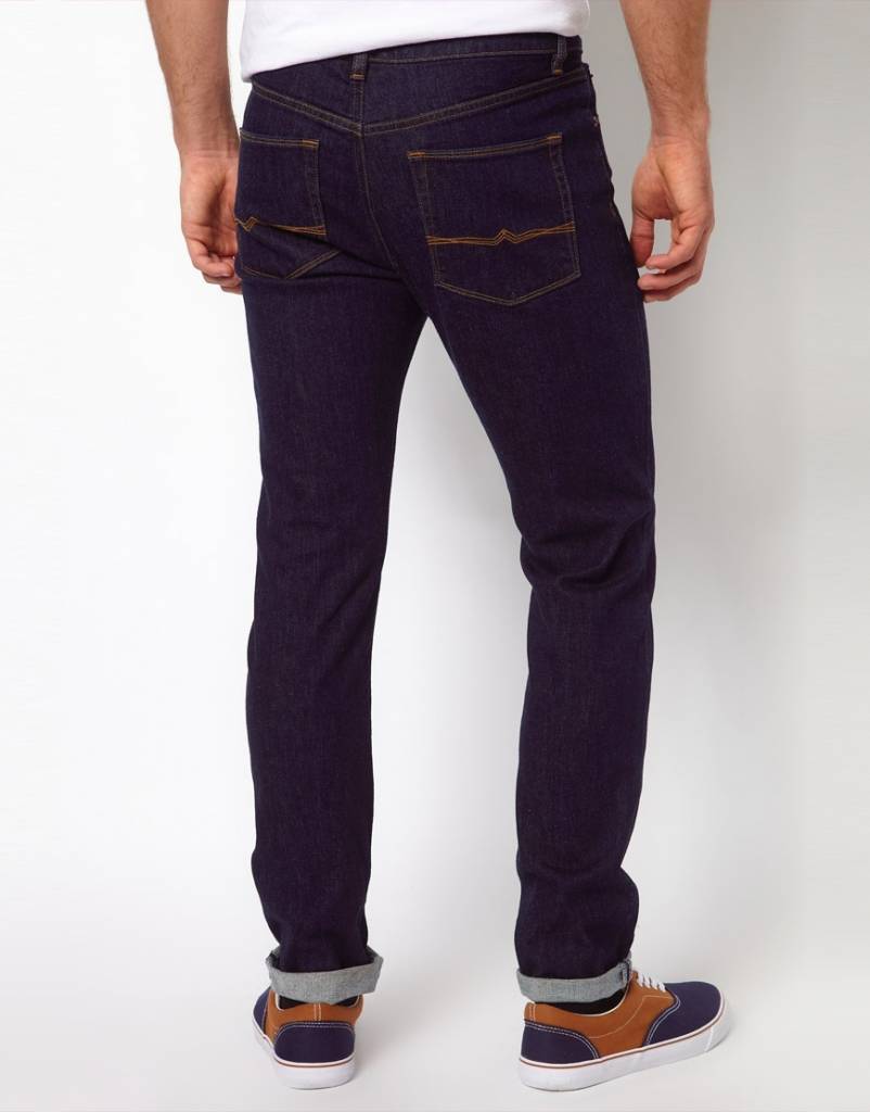 Indigo skinny jeans
