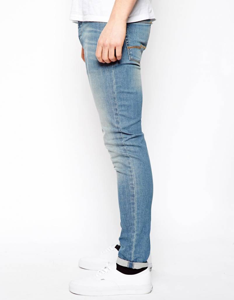 Skinny jeans light blue