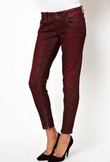 Red skinny jeans