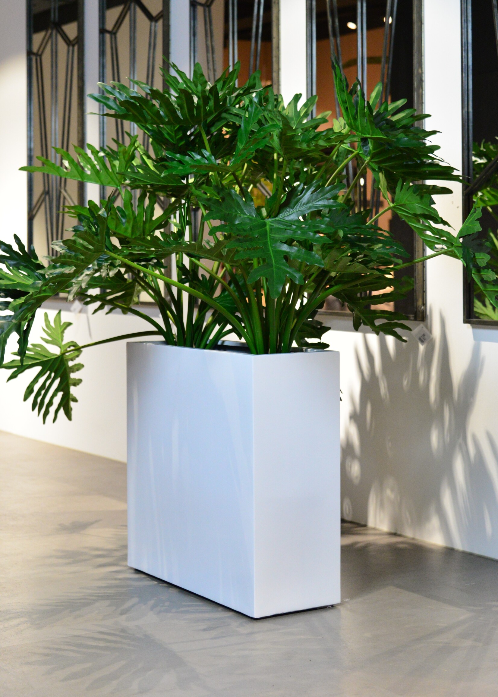 Luca Lifestyle - Argento Raumteiler ''Argento Divider'' Weiß Hochglanz Rechteckig Fiberglas