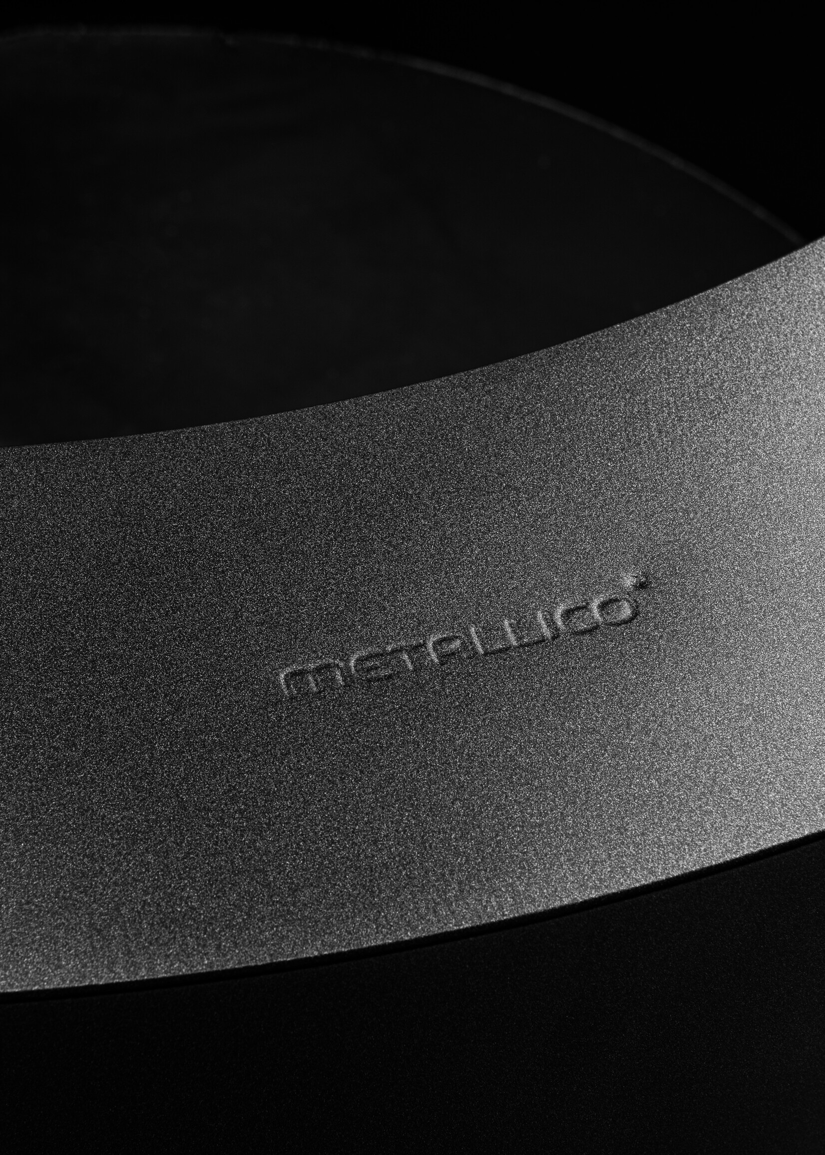 Metallico Pflanzkübel "Metallico Mia" Espresso Rund Aluminium