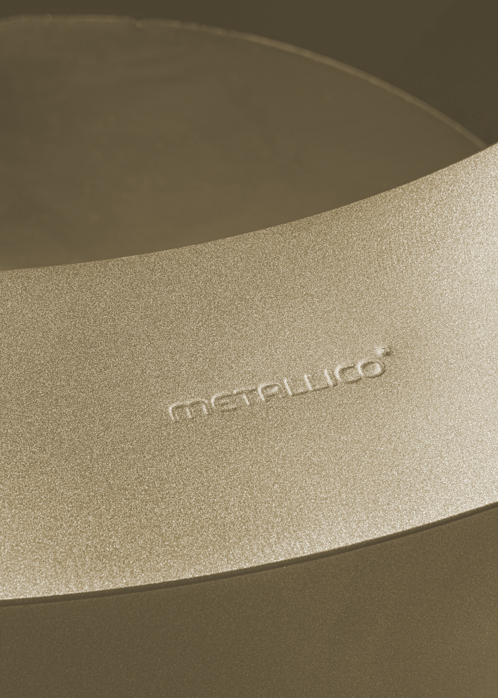 Metallico Pflanzkübel "Metallico Mia" Sabbia Rund Aluminium