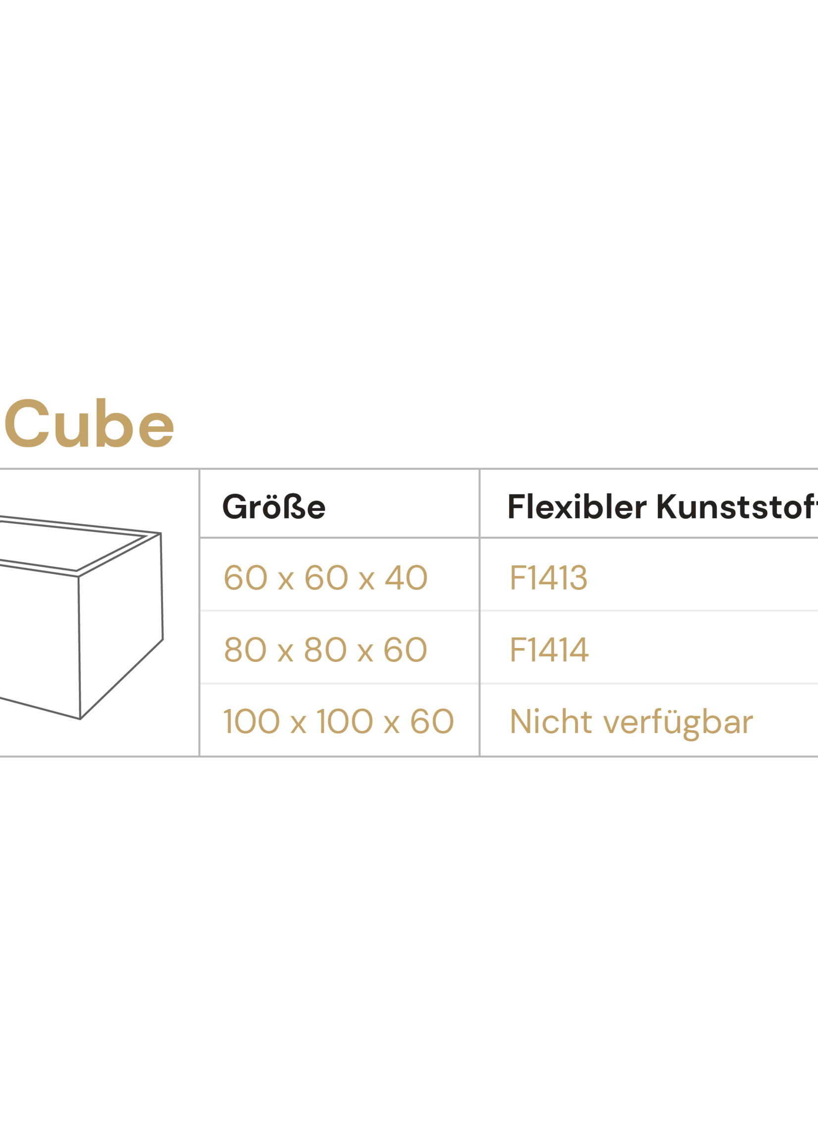 Luca Lifestyle - Grigio Pflanzkübel ''Grigio Low Cube'' Anthrazit Quadratisch Fiberglas