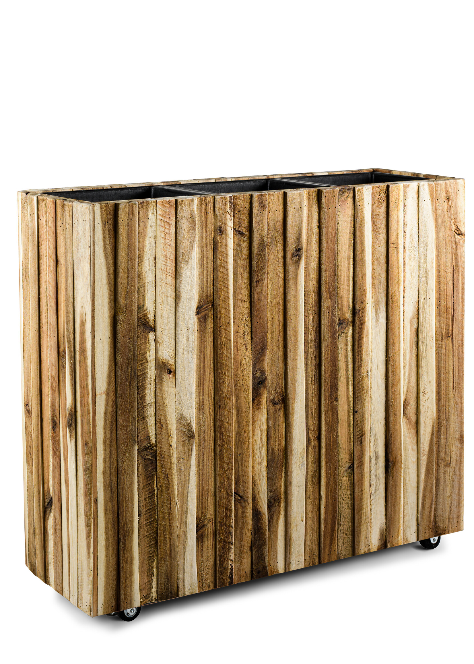 Luca Lifestyle - Marrone Raumteiler "Marrone Verticale Divider" Acacia Rechteckig Holz