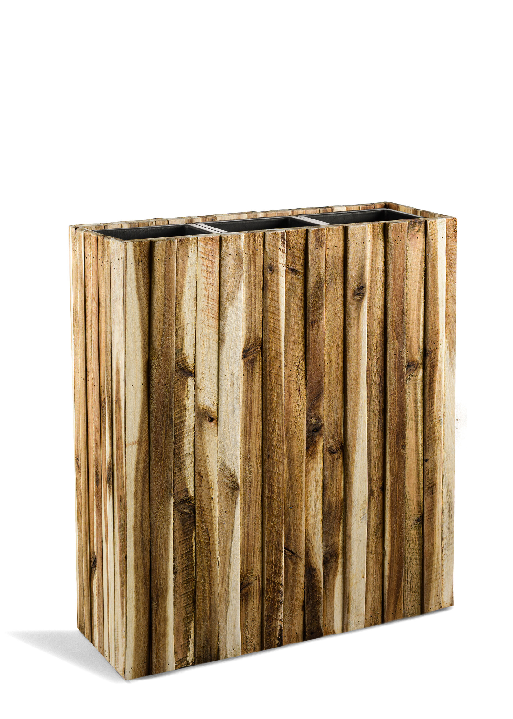 Luca Lifestyle - Marrone Raumteiler "Marrone Verticale Divider" Acacia Rechteckig Holz