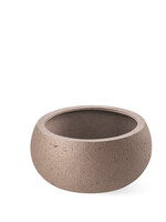Luca Lifestyle - Grigio Pflanzkübel ''Grigio Low Balloon'' Metallic Bronze Rund Fiberglas