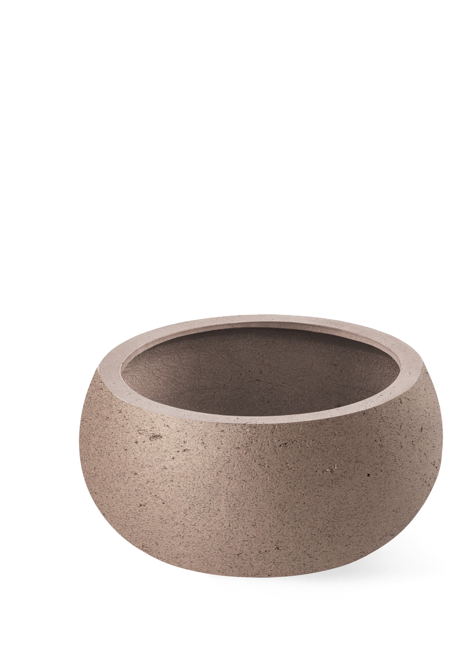 Luca Lifestyle - Grigio Pflanzkübel ''Grigio Low Balloon'' Metallic Bronze Rund Fiberglas