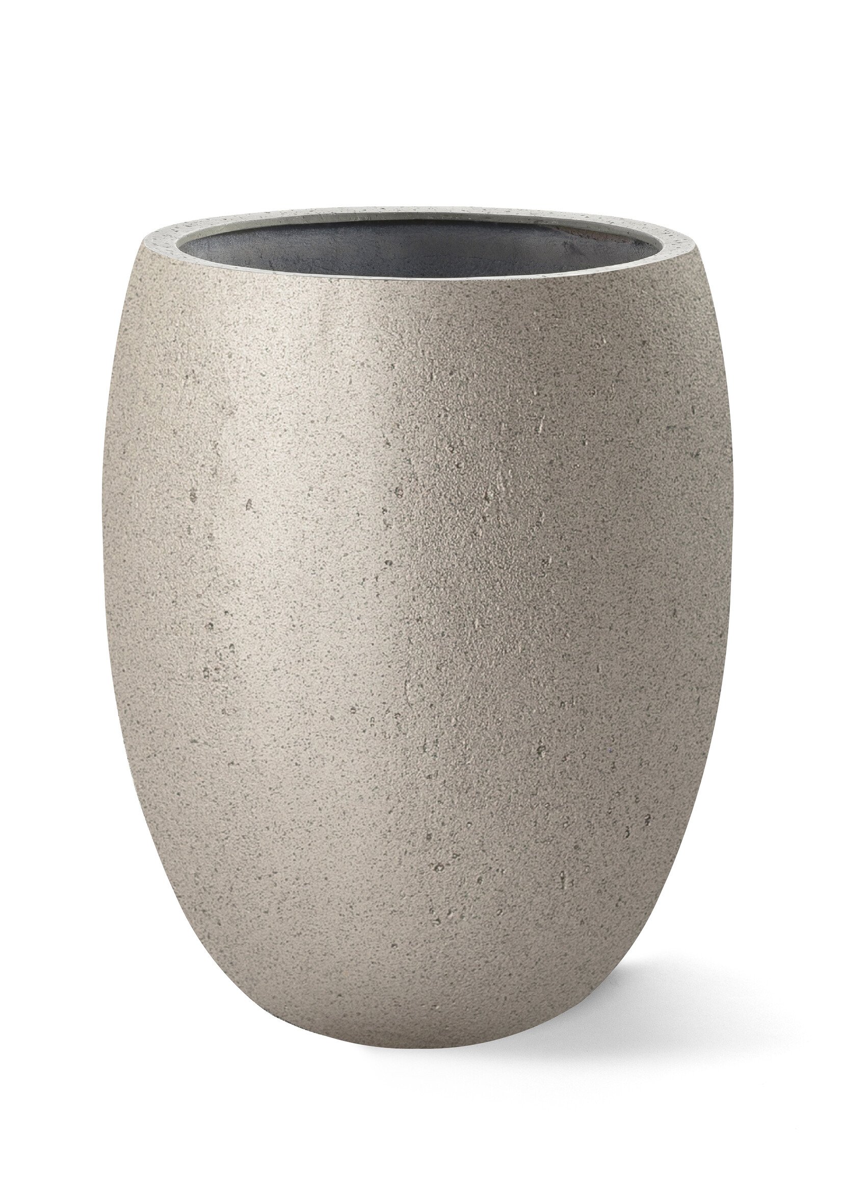 Luca Lifestyle - Grigio Pflanzkübel ''Grigio Tall Balloon'' Metallic Champagne Rund Fiberglas