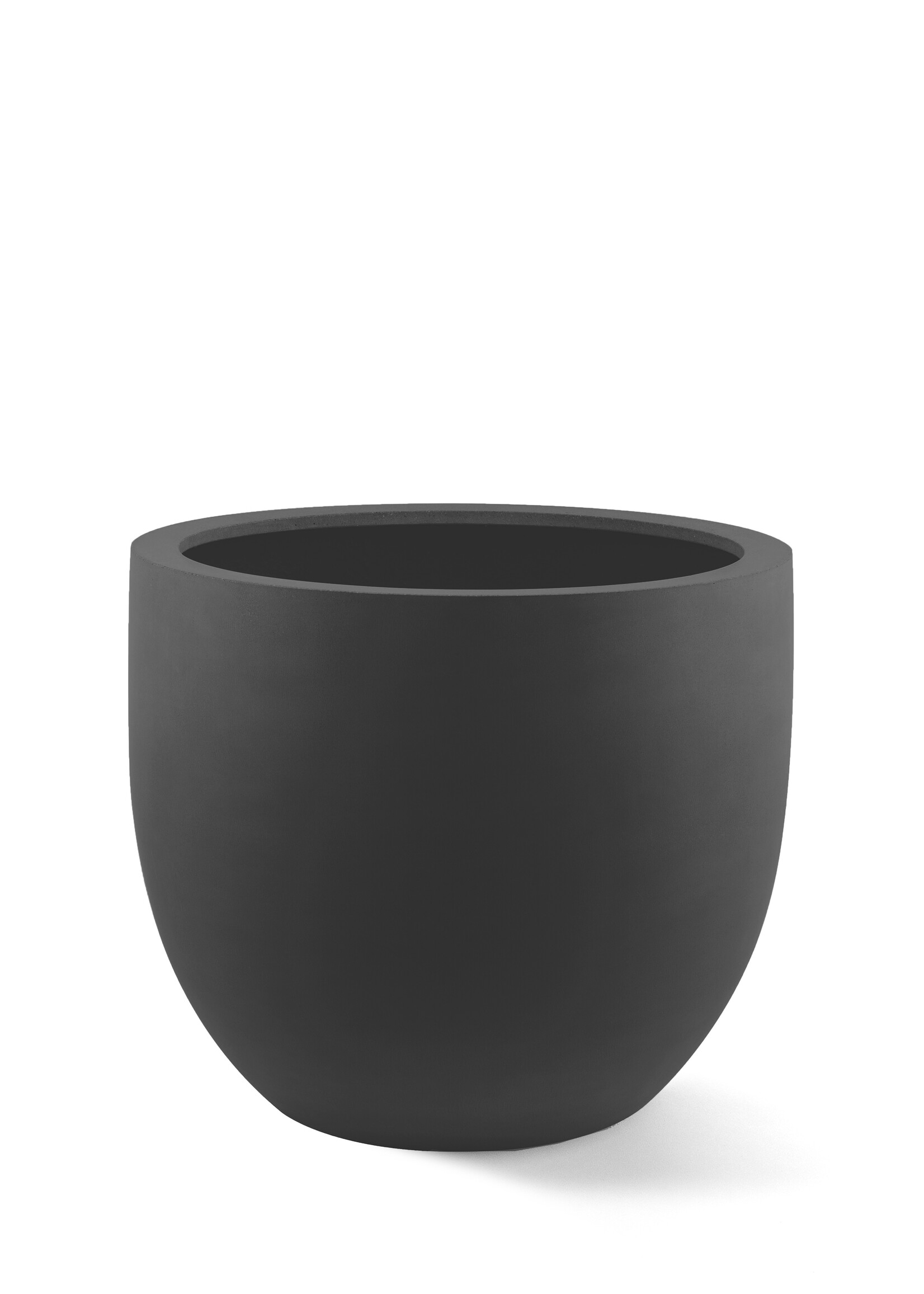 Luca Lifestyle - Stretto Pflanzkübel ''Stretto New Egg Pot'' Anthrazit Rund Polyester