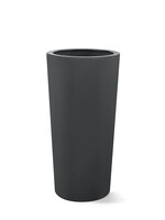 Luca Lifestyle - Stretto Pflanzkübel ''Stretto Vase'' Anthrazit Rund Polyester