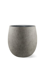 Luca Lifestyle - Grigio Pflanzkübel ''Grigio Balloon'' Grau Rund Fiberglas