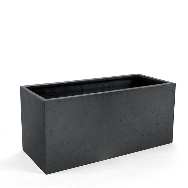 Pflanzkasten ''Grigio Box'' Anthrazit Rechteckig Fiberglas