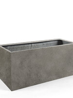 Luca Lifestyle - Grigio Pflanzkasten ''Grigio Box'' Grau Rechteckig Fiberglas