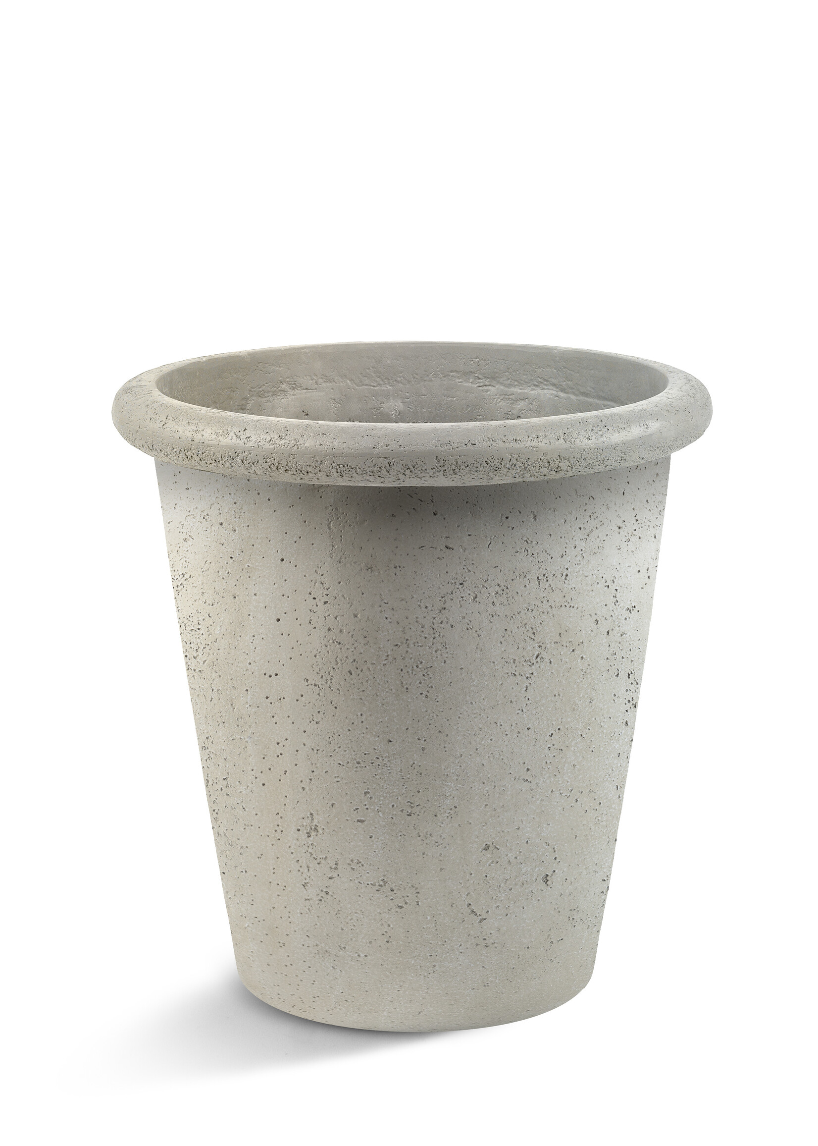 Luca Lifestyle - Grigio Pflanzkübel ''Grigio Classico'' Creme Weiß Rund Fiberglas