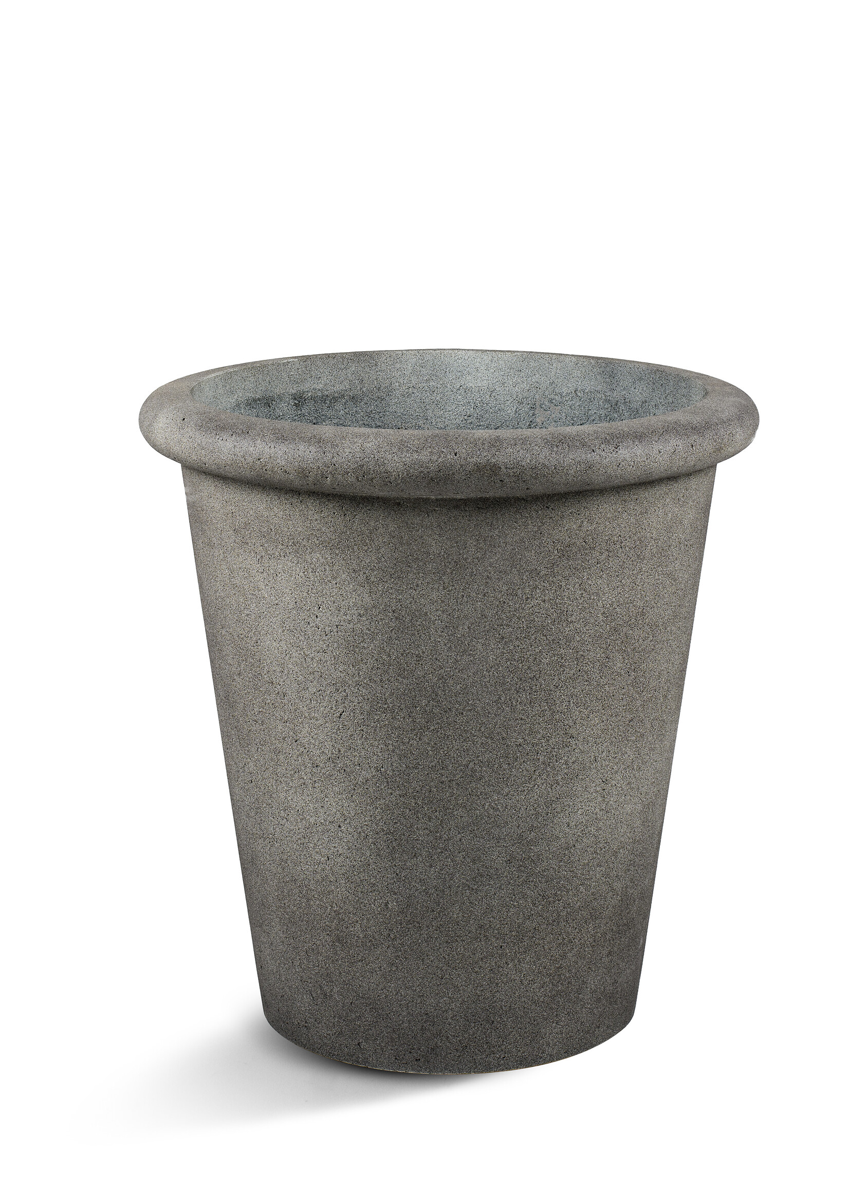 Luca Lifestyle - Grigio Pflanzkübel ''Grigio Classico'' Grau Rund Fiberglas