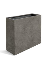 Luca Lifestyle - Grigio Raumteiler ''Grigio Divider'' Grau Rechteckig Fiberglas