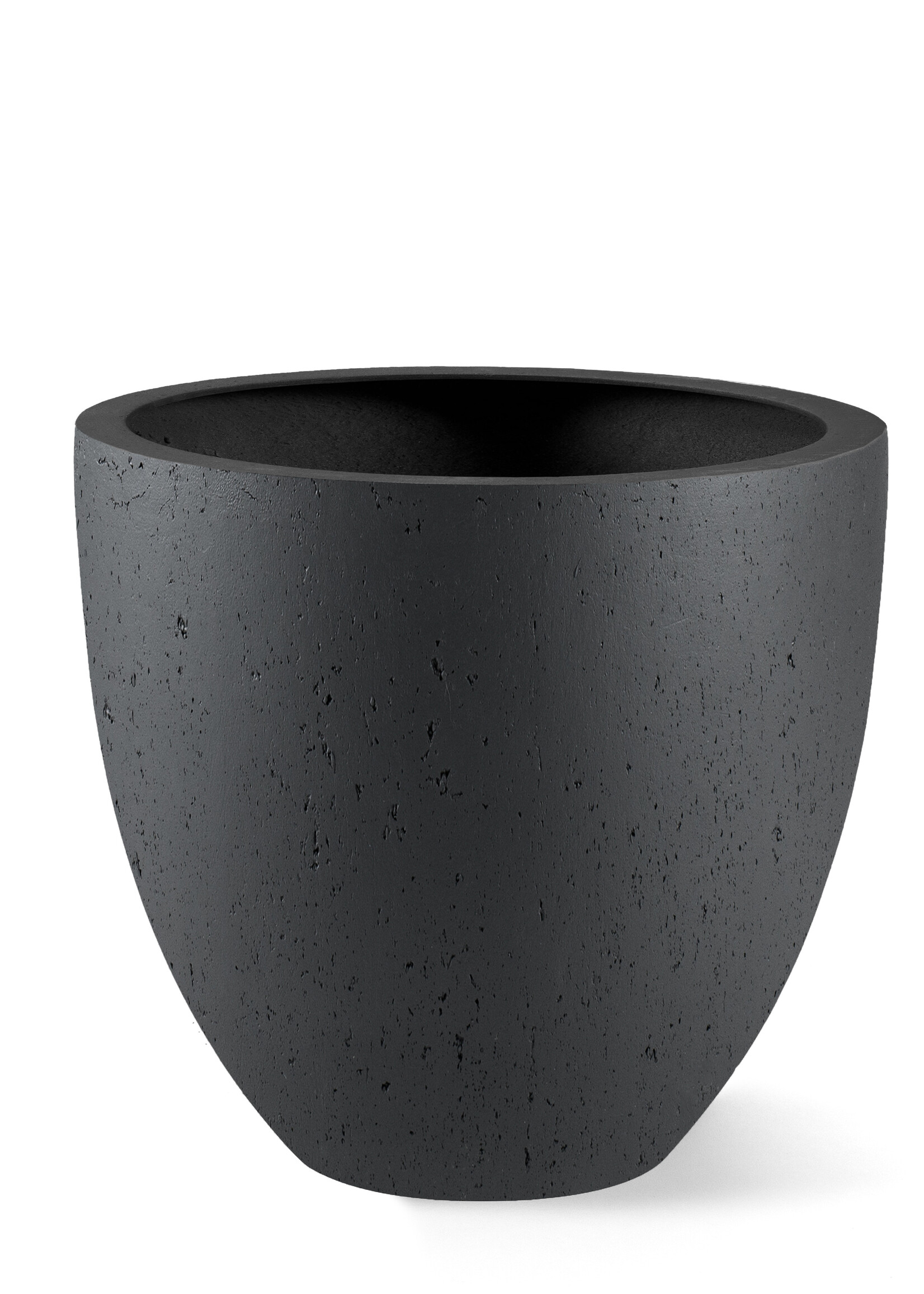 Luca Lifestyle - Grigio Pflanzkübel ''Grigio Egg Pot'' Anthrazit Rund Fiberglas