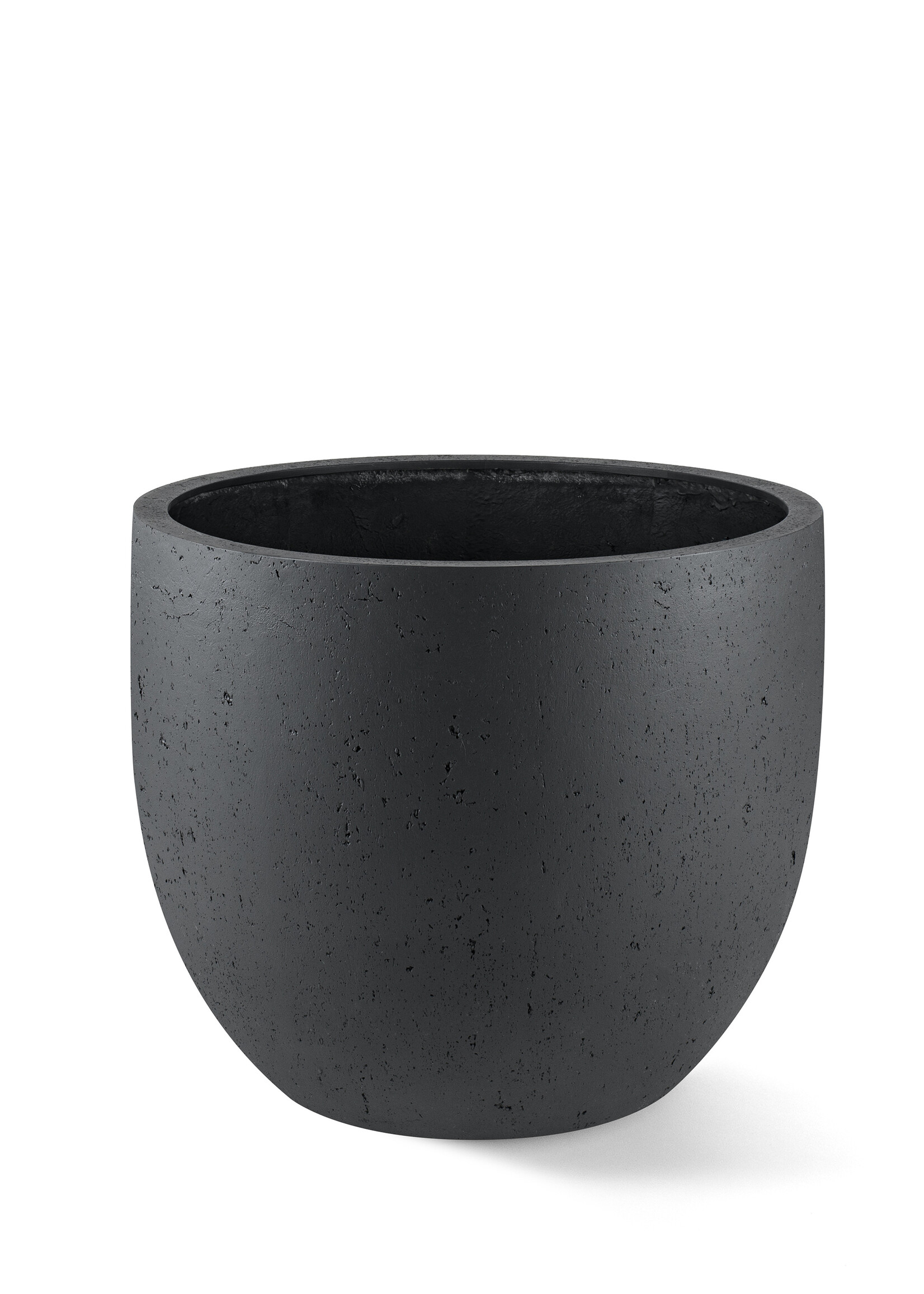 Luca Lifestyle - Grigio Pflanzkübel "Grigio New Egg Pot" Anthrazit Rund Fiberglas