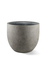 Luca Lifestyle - Grigio Pflanzkübel ''Grigio New Egg Pot'' Grau Rund Fiberglas