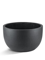 Luca Lifestyle - Grigio Pflanzkübel "Grigio New Egg Pot Low" Anthrazit Rund Fiberglas