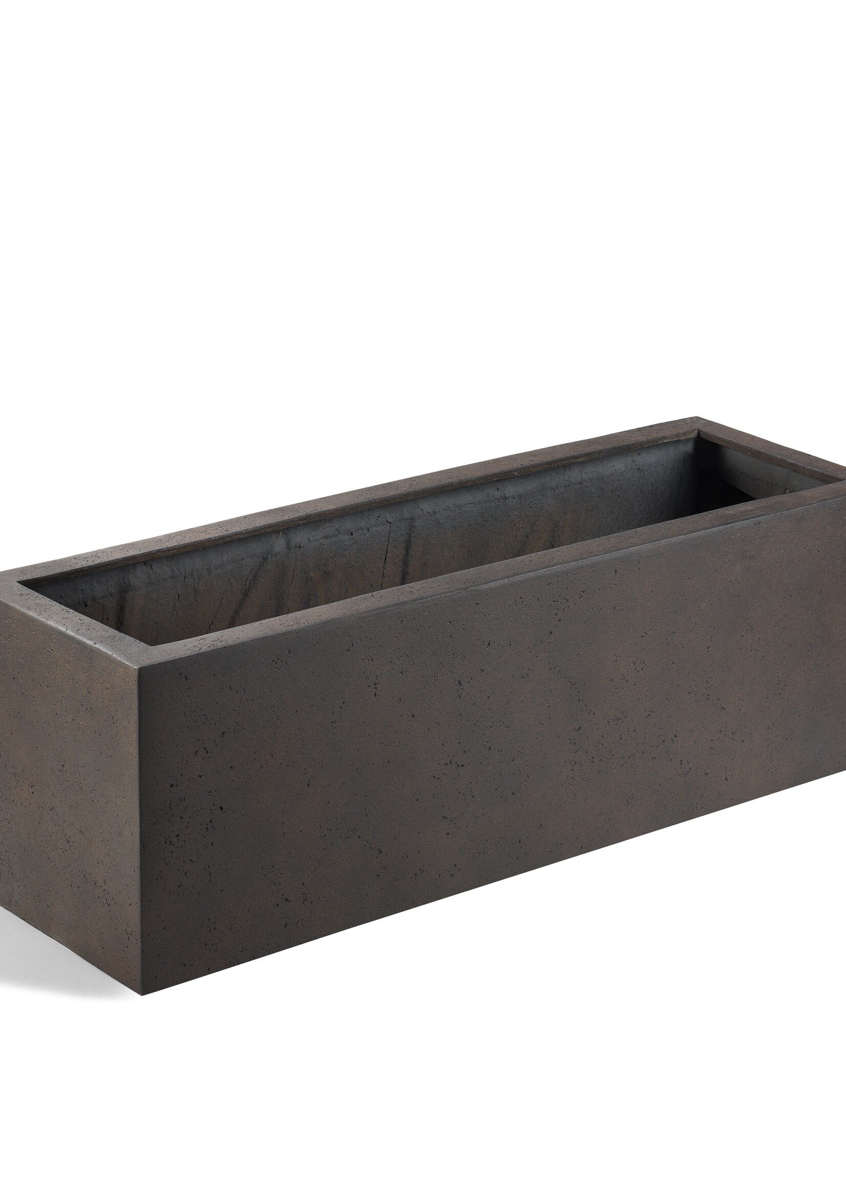 Luca Lifestyle - Grigio Pflanzkasten ''Grigio Small Box'' Rost Rechteckig Fiberglas