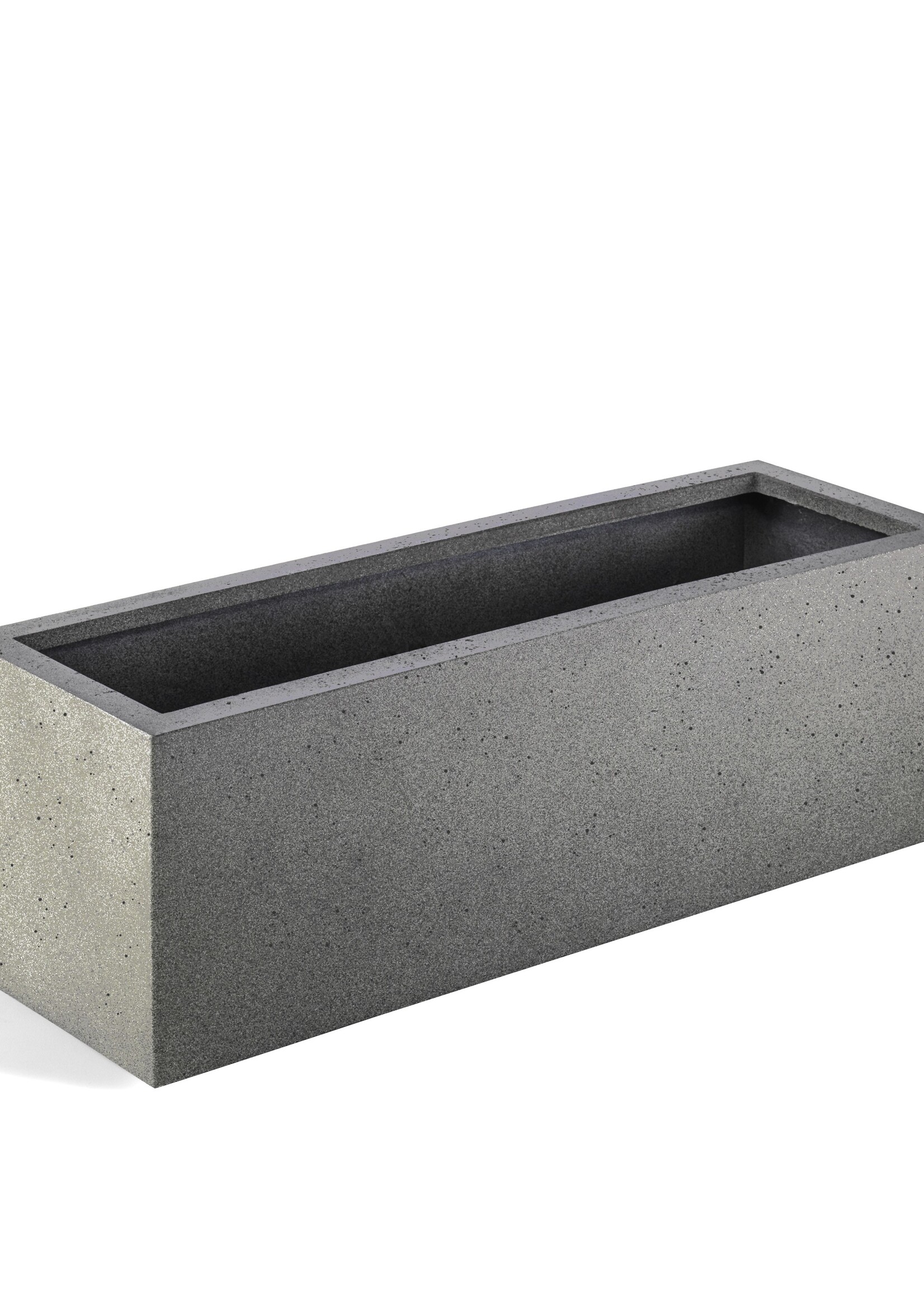 Luca Lifestyle - Grigio Pflanzkasten ''Grigio Small Box'' Grau Rechteckig Fiberglas