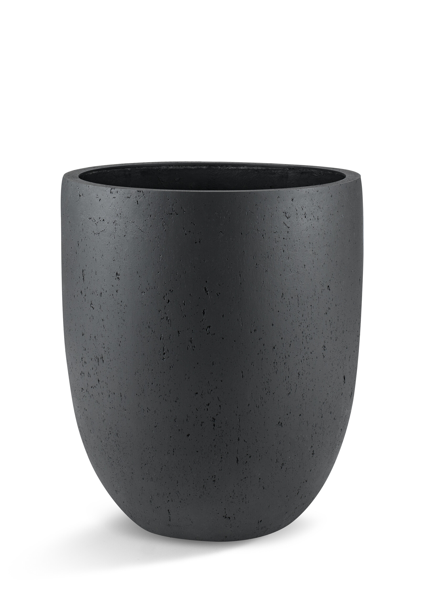 Luca Lifestyle - Grigio Pflanzkübel "Grigio Tall Egg Pot" Anthrazit Rund Fiberglas