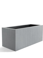 Luca Lifestyle - Argento Pflanzkasten "Argento Box" Betongrau Rechteckig Fiberglas