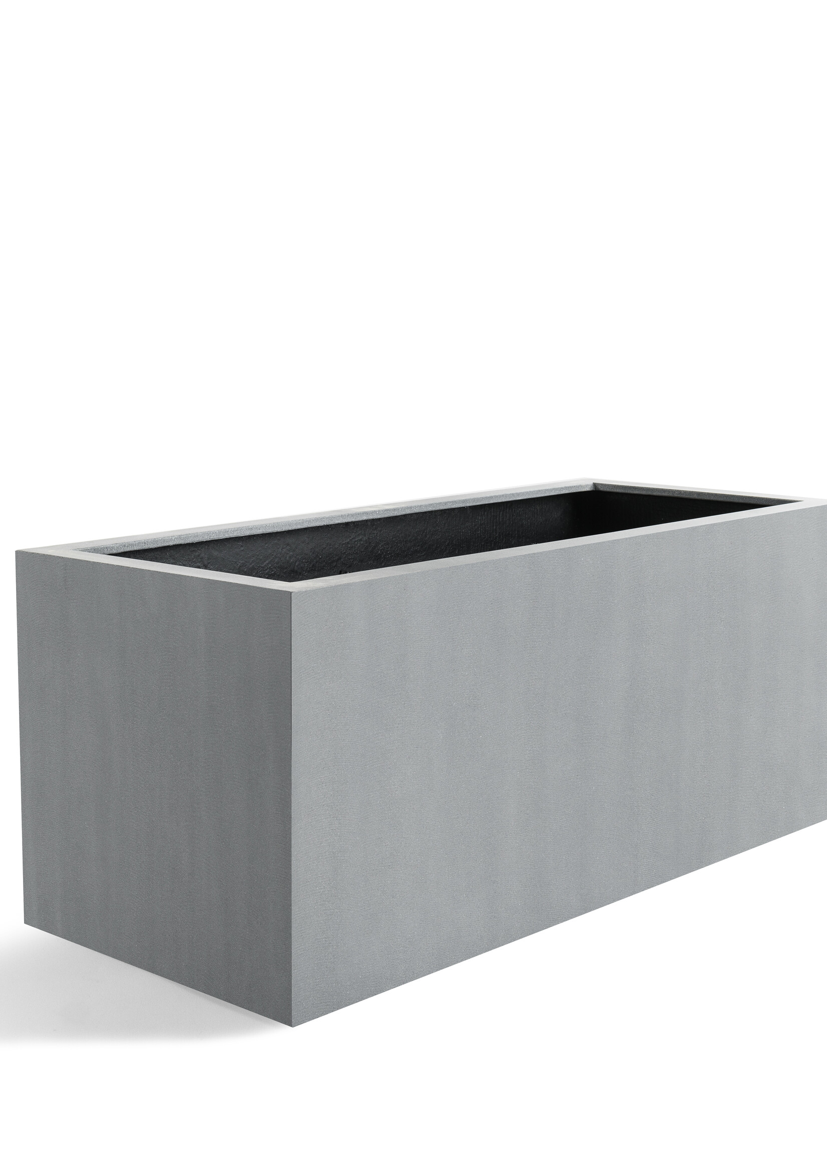 Luca Lifestyle - Argento Pflanzkasten "Argento Box" Betongrau Rechteckig Fiberglas
