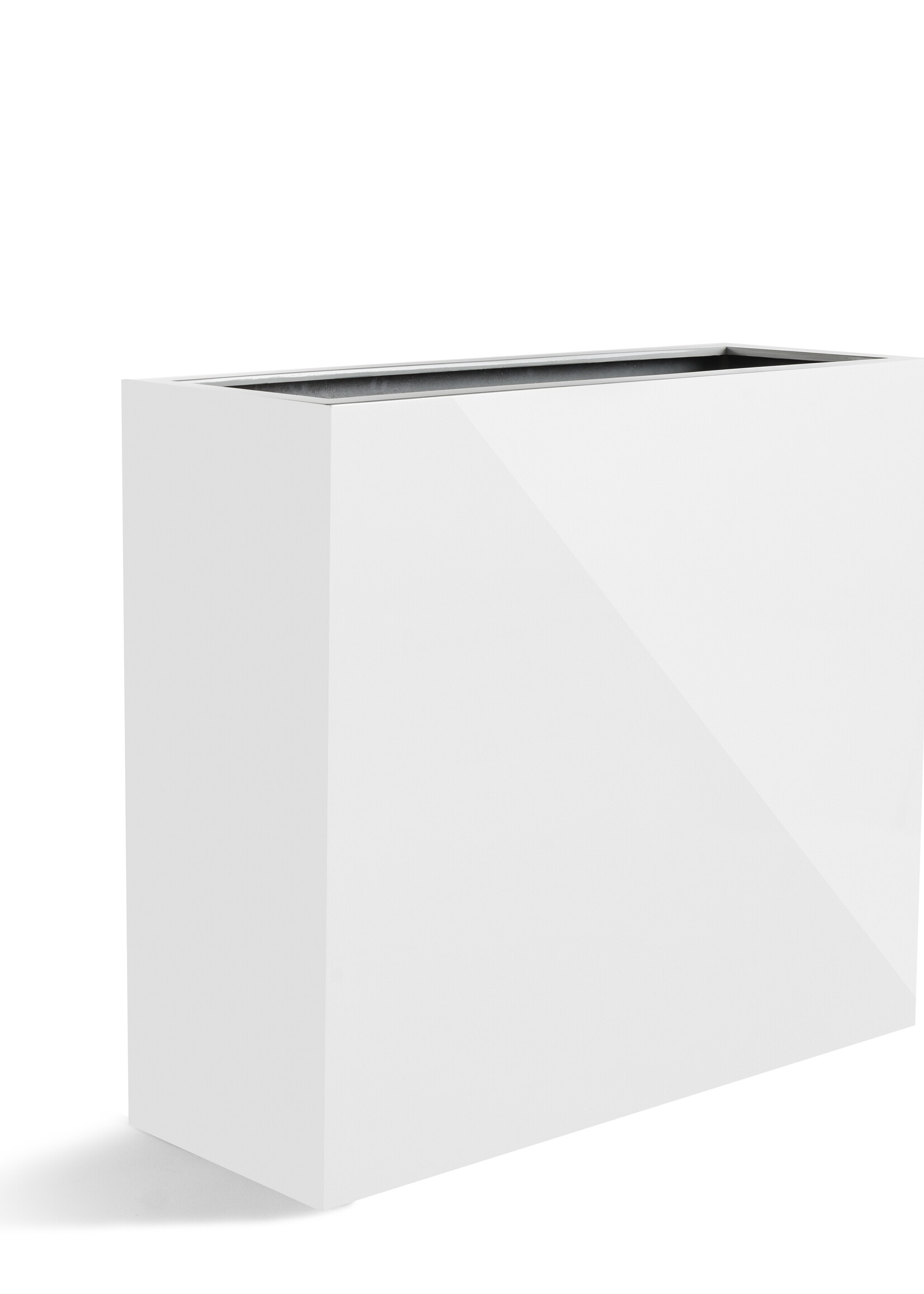 Luca Lifestyle - Argento Raumteiler ''Argento Divider'' Weiß Hochglanz Rechteckig Fiberglas