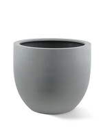 Luca Lifestyle - Argento Pflanzkübel "Argento New Egg Pot" Betongrau Rund Fiberglas