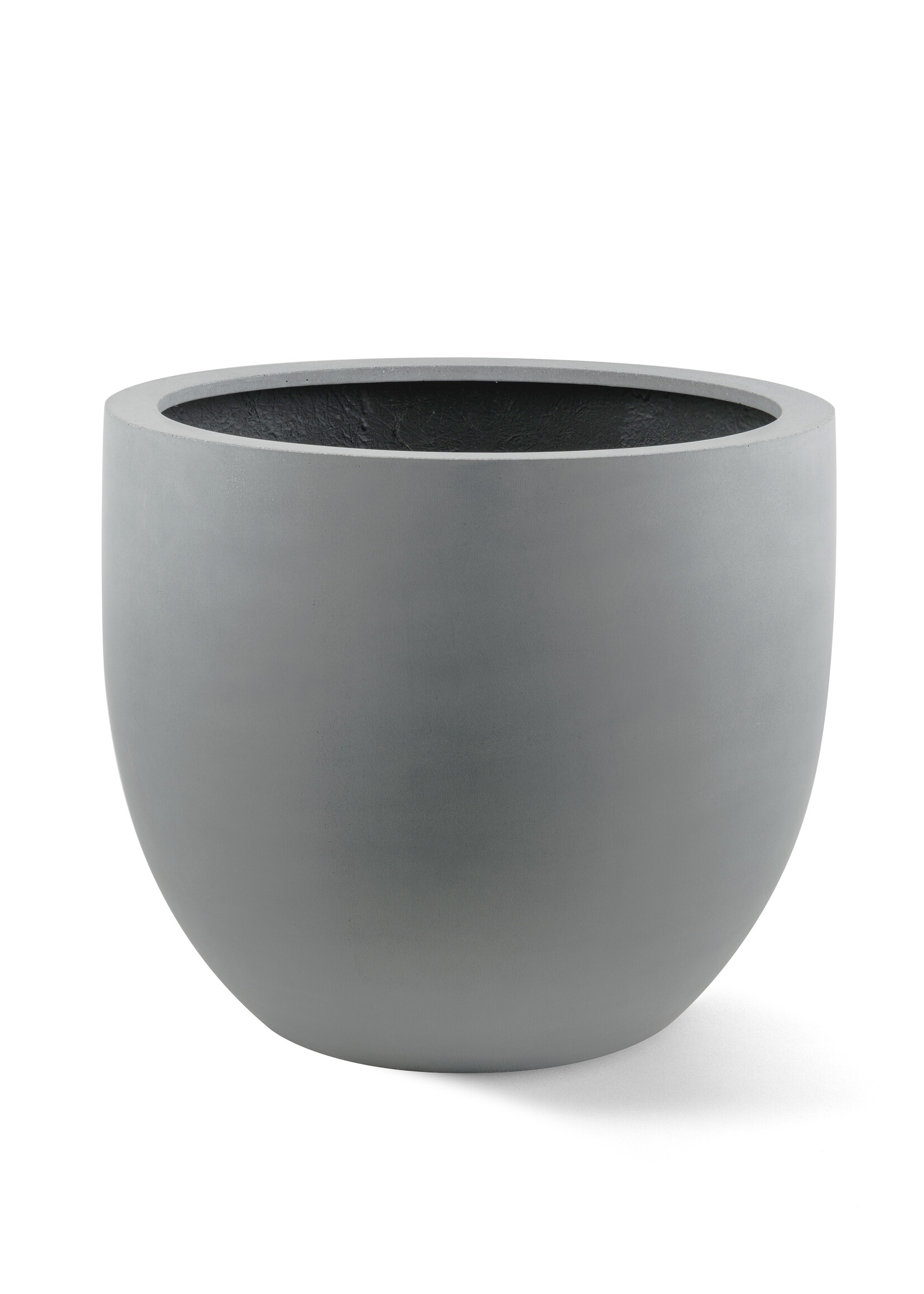 Luca Lifestyle - Argento Pflanzkübel "Argento New Egg Pot" Betongrau Rund Fiberglas