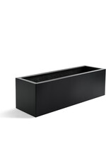 Luca Lifestyle - Argento Pflanzkasten "Argento Small Box" Schwarz Rechteckig Fiberglas