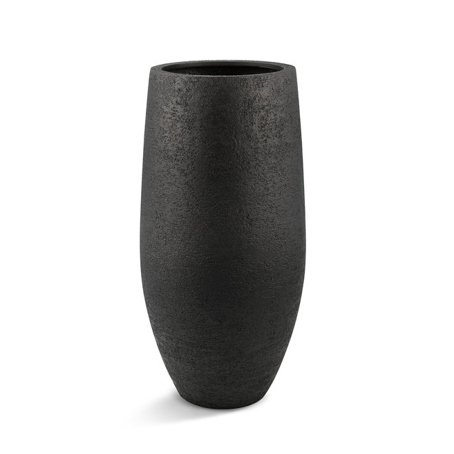 Pflanzkübel ''Struttura Tear Vase'' Dunkelbraun Rund Fiberglas