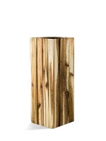 Luca Lifestyle - Marrone Pflanzkübel "Marrone Verticale High Cube" Quadratisch Holz