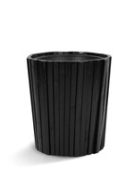 Luca Lifestyle - Marrone Pflanzkübel "Marrone Verticale Pot" Holz Schwarz