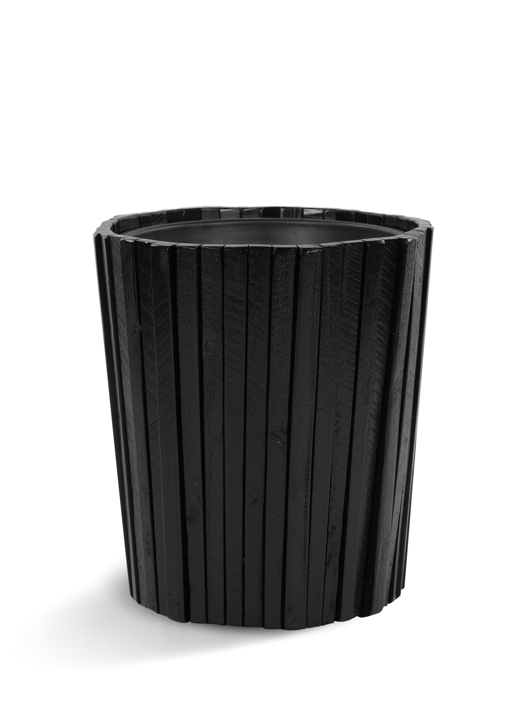 Luca Lifestyle - Marrone Pflanzkübel "Marrone Verticale Pot" Holz Schwarz
