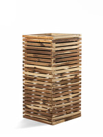 Luca Lifestyle - Marrone Pflanzkasten "Marrone Orizzontale High Cube" Acacia Rechteckig Holz