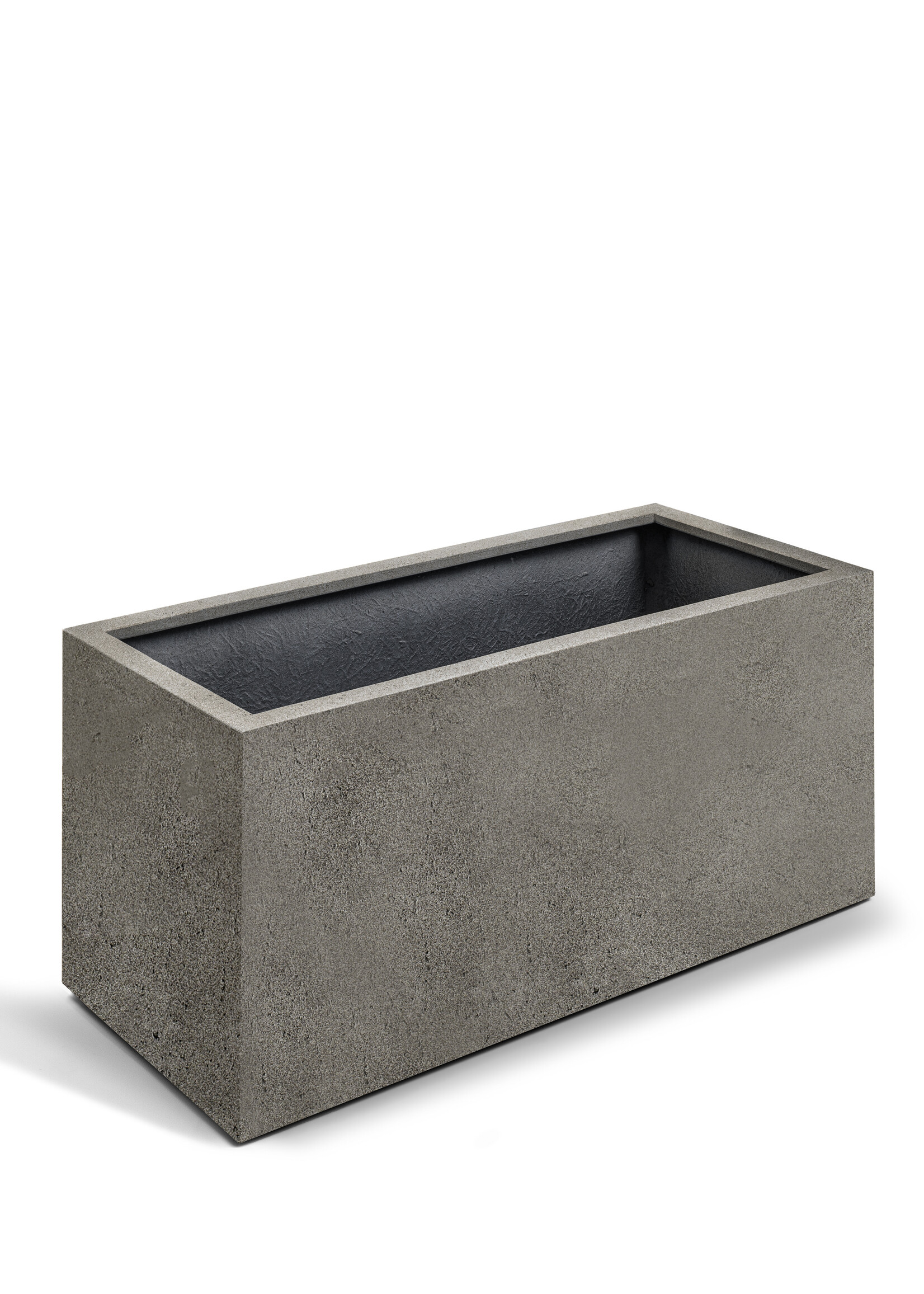 Luca Lifestyle - Grigio Pflanzkasten ''Grigio Box'' Grau Rechteckig Fiberglas