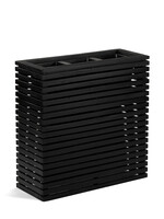 Luca Lifestyle - Marrone Pflanzkasten "Marrone Orizzontale Raumteiler" Schwarz Rechteckig Holz